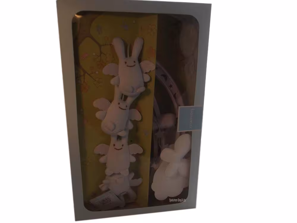 Musik Mobile Angel Bunny Blue Engelshasen in Trousselier-Verpackung