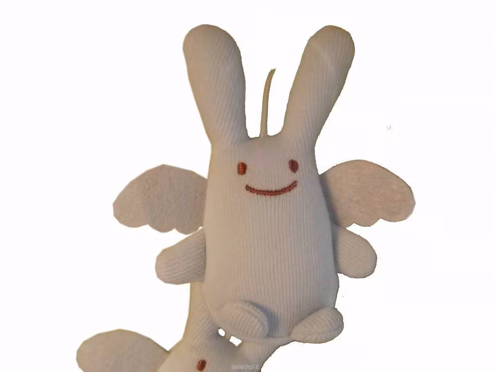 Musik Mobile Trousselier Angel Bunny Blue , einzelner lachender Engelshase