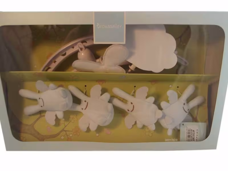 Musik Mobile Trousselier Angel Bunny Blue Engelshasen