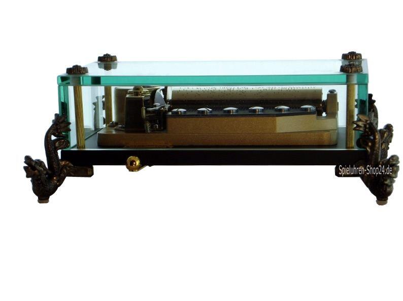 Kristallglas Spieluhr 50tönig- Rhymes, Ansicht vorn