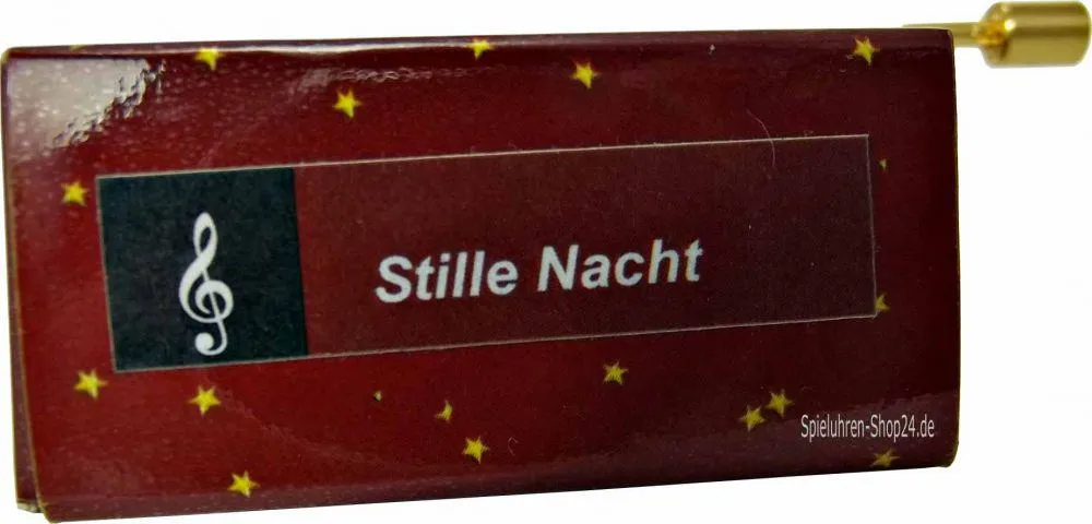 Spieluhren Hand-Kurbelwerk Ummantelung Weihnachtsbaum - Hand-Kurbelspielwerk Weihnachten, Stille Nacht