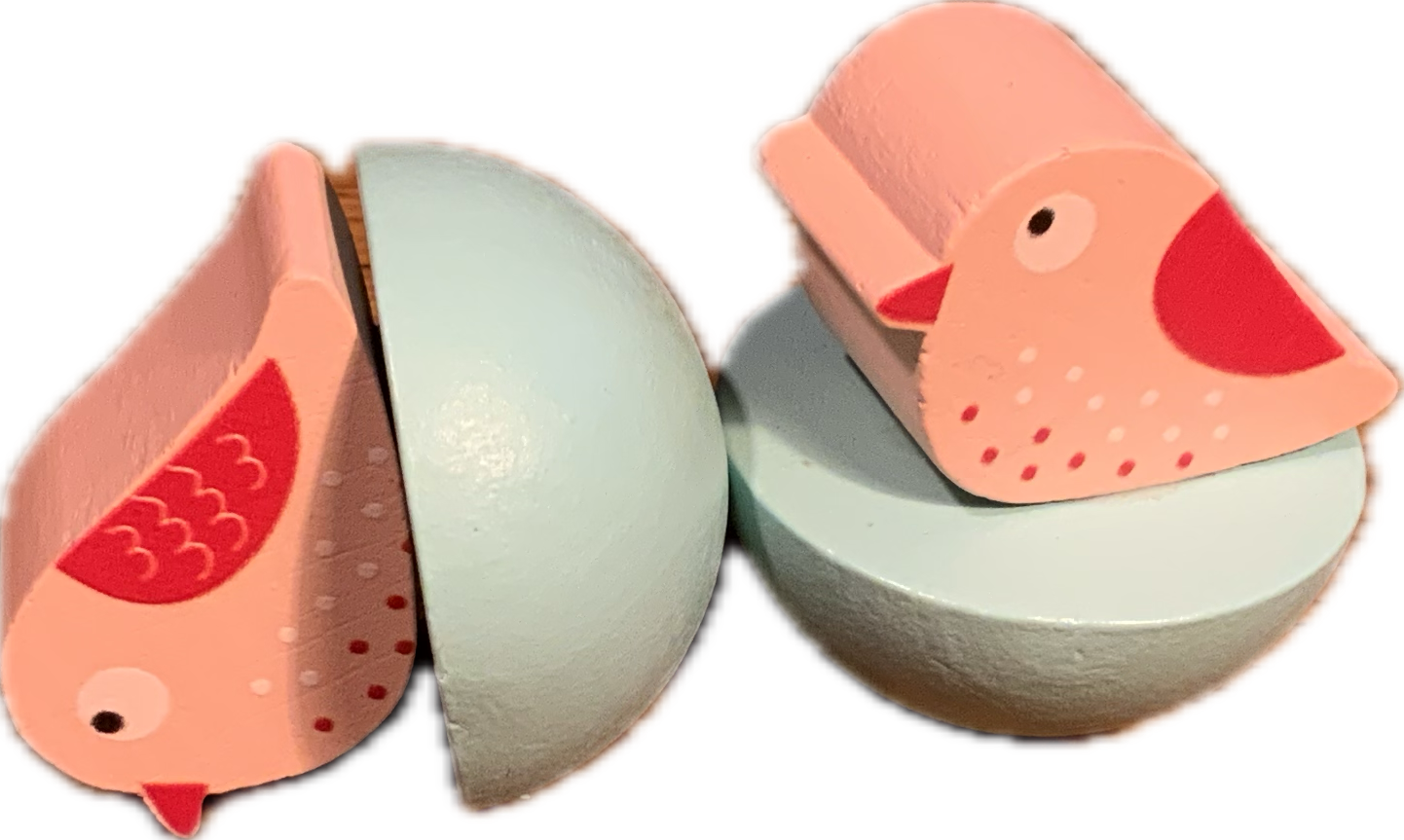 Kinder - Spieluhr, Tanzende Vögel, Kinderlied Alle Vögel sind schon da - Spieluhr Figuren Detailansicht