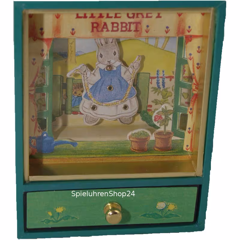 Oster-Spieluhr, hüpfender Hase, Trousselier - Trousselier S42878 Motiv