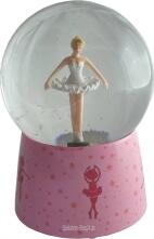Schneekugel, Spieluhr Ballerina mit Schwanensee