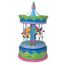 Großes Karussell, zauberhafte Spieluhr aus Holz