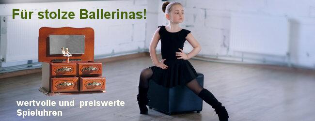 Für stolze Ballerinas - wertvolle und preiswerte Spieluhren