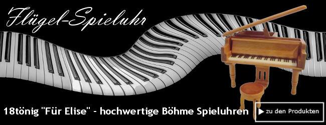 Klassische Melodien in wunderschönen Spieluhren