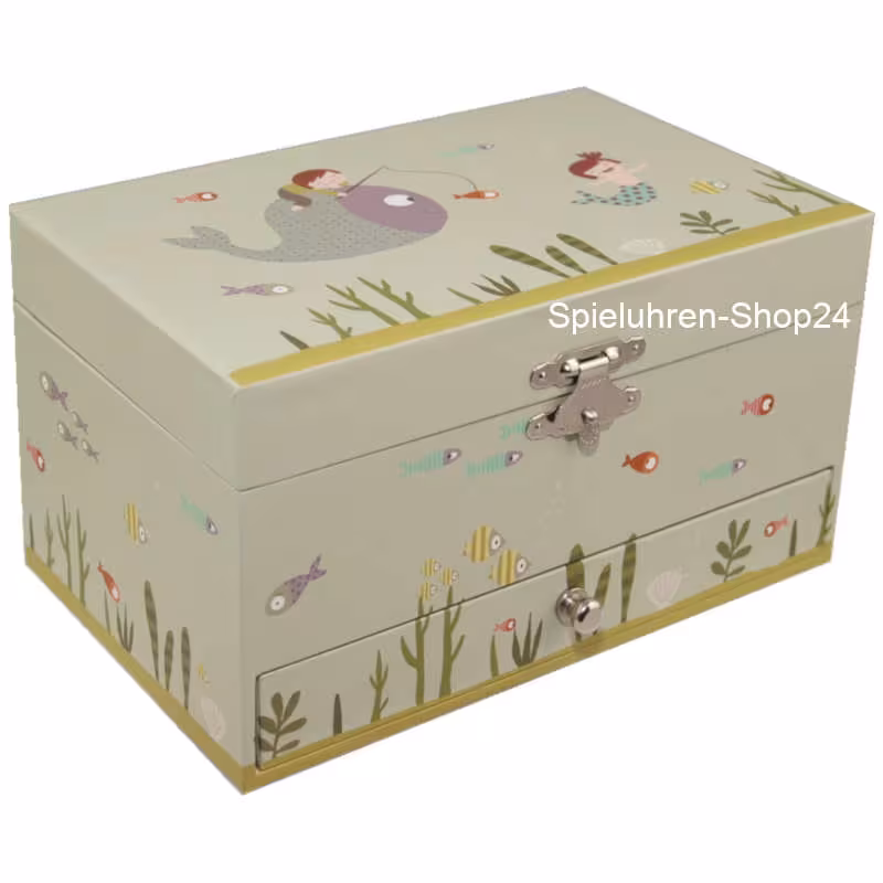 Kinder-Spieluhr, Ninon Wasserwelt -drehende Figur - Ninon Wasserwelt Trousselier S60608 vorne