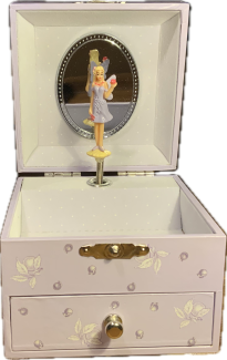 Kinder - Spieluhr, Fairy Blueberry - Flower Fairies von Trousselier , drehende Fee, Lullaby von J.