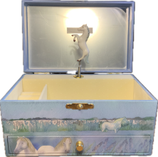 Kinder - Spieluhr auch für Erwachsene , Pferde der Camargue© von Trousselier, Lullaby von F.