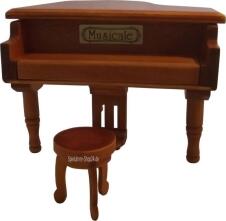 Holz-Flügel mit Spieluhr von Böhme Music