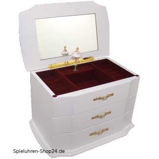 Erwachsenen-Spieluhr, Holzschmuckkommode mit drehender Ballerina, Für Elise