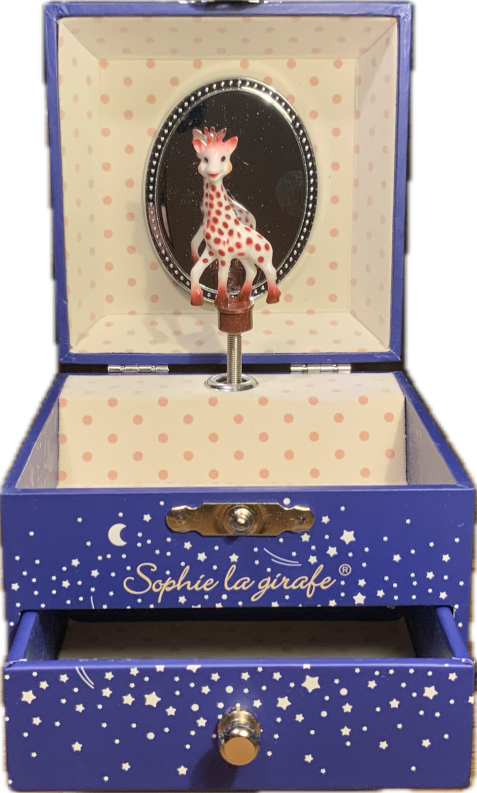 Spieluhr von vorne geöffnet