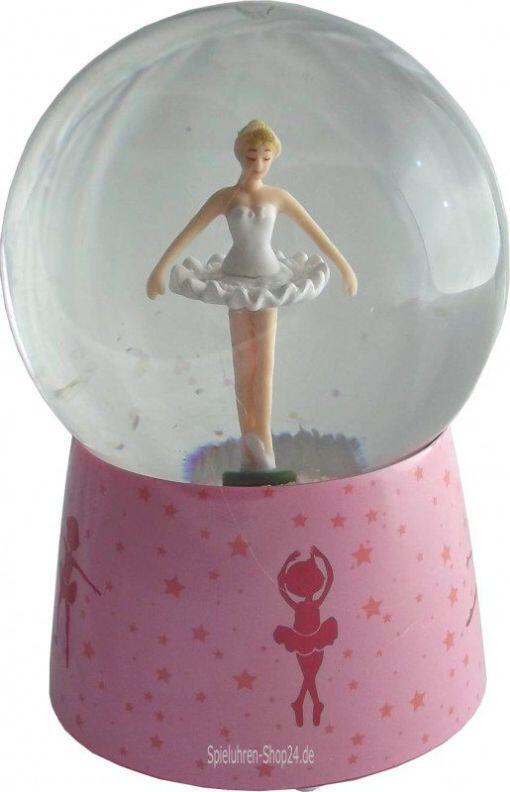 Schneekugel, Spieluhr Ballerina mit Schwanensee