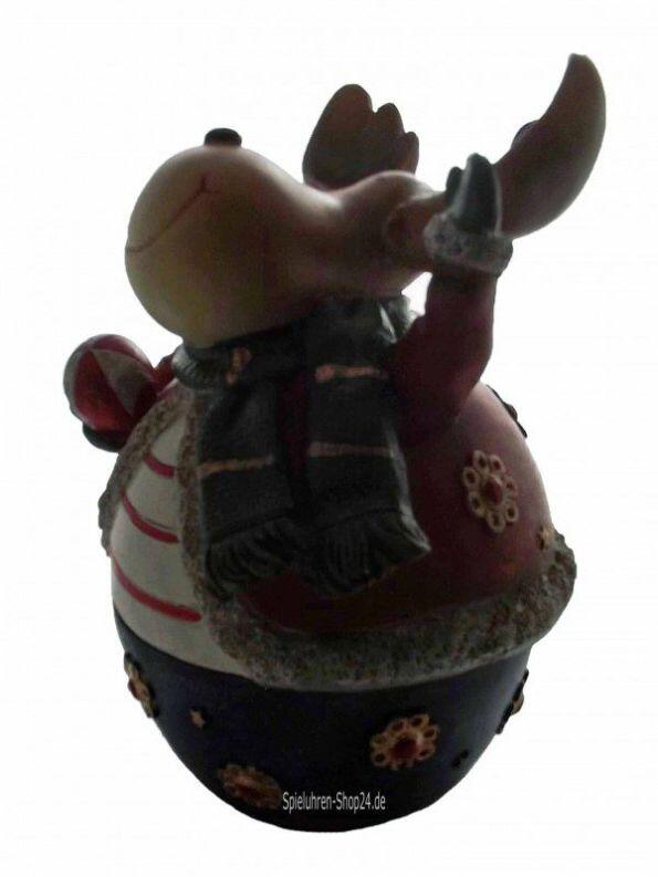 Weihnachtliche Elch-Spieluhr Rudolph, Seite