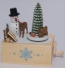 222/125 Seiffen Erzgebirge - Spieldose Klimperkästchen Schneemann, Draufsicht