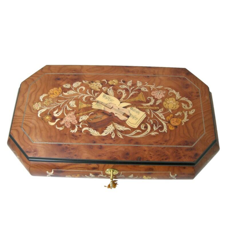 Edle Schmuckschatulle von Böhme Music - 30 Ton Musikwerk, Spieluhr mit wunderschöner