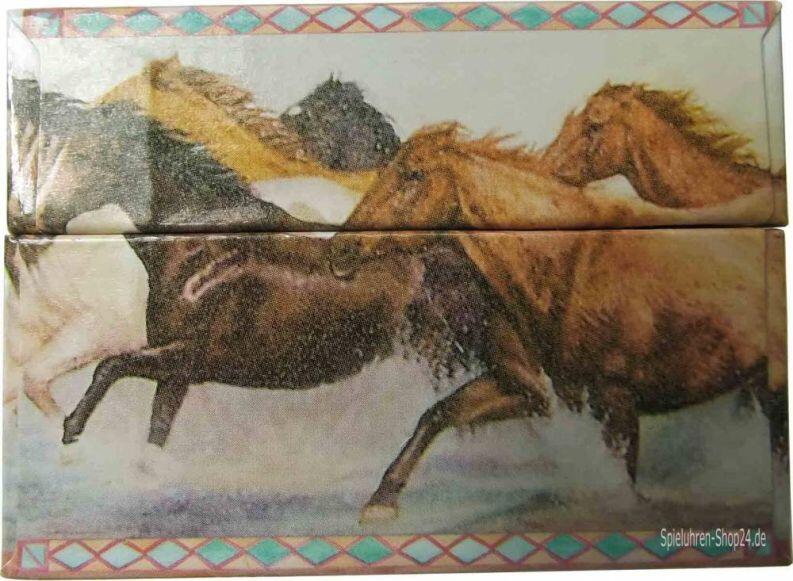 Zahndose Enchantmints, Pferde rennen im Wasser