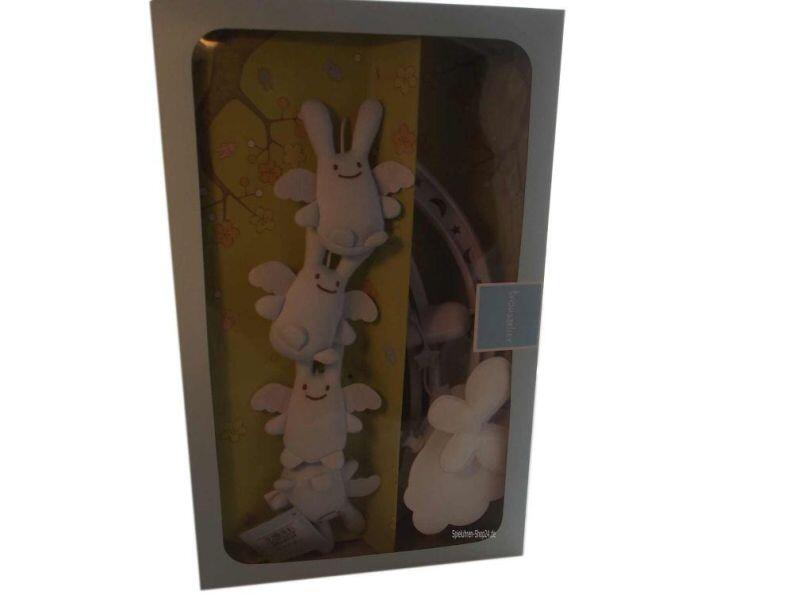 Musik Mobile  Angel Bunny Blue  Engelshasen in Trousselier-Verpackung