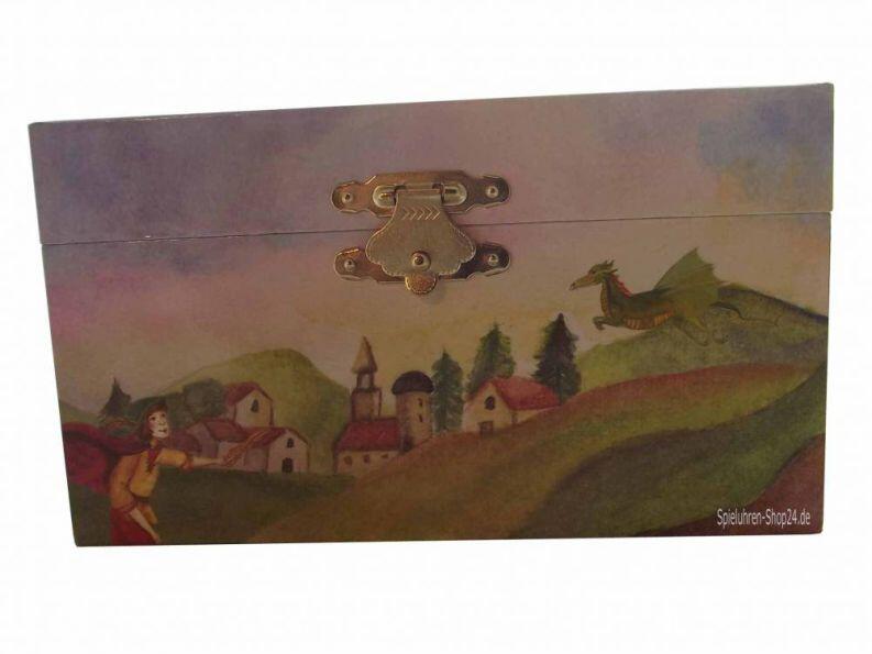 Drachenwelt, Dragon′s World - Playful Dragon, Enchantmints, vorderansicht geschlossene Spieluhr