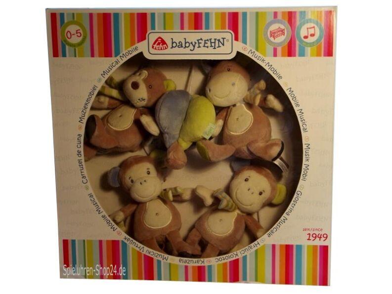 Musik-Mobile Affen, Baby Spieluhr Serie  Monkey Donkey  , mit Verpackung