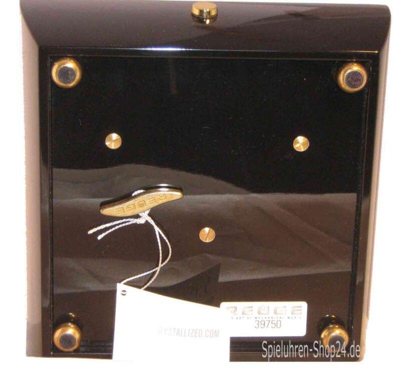 Ansicht Unterseite mit Aufziehmechanismus auf Reuge Spieluhr Fairy Tale Crystal